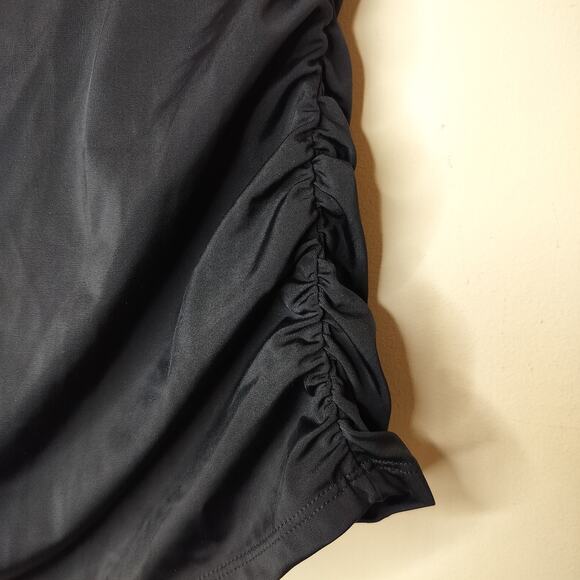 Venus Sensational Swim Skirt Ruched Black Pull On NEW - Picture 4 of 9